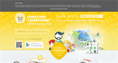 Desktop Screenshot of labelsforyourplanet.com